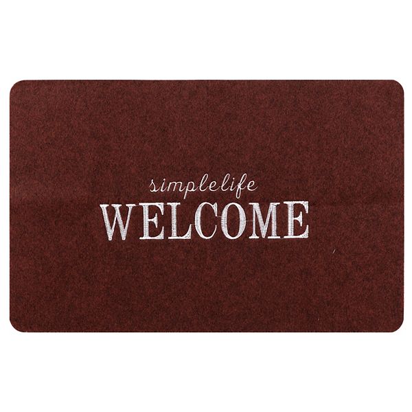 Nonslip Rubber Backing Indoor Outdoor Doormats, 18" X 28"