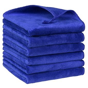 Dishwashing Cleaning Microfiber Thick Absorbent Kitchen Towels 6 pc 12" X 12"