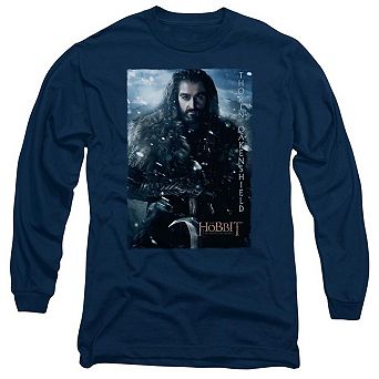 The Hobbit Thorin Poster Long Sleeve Adult T-shirt