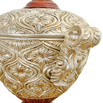 Afd Home Valencia Stately Lidded Urn 23 Inches Tall