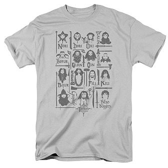 The Hobbit The Company Short Sleeve Adult T-shirt