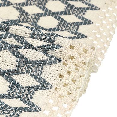 Bridal Party Dining Bedroom Boho Tassels Table Runner 1 Pack 12" X 63"