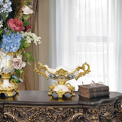 Afd Home Celine Collection Celine Crowned Center Piece