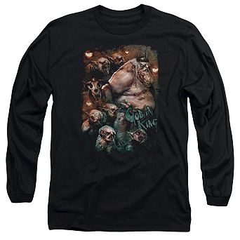 The Hobbit Goblin King Long Sleeve Adult T-shirt