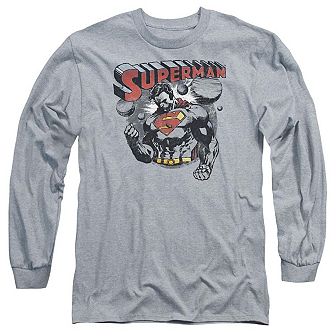 Superman Super Ko Long Sleeve Adult T-shirt