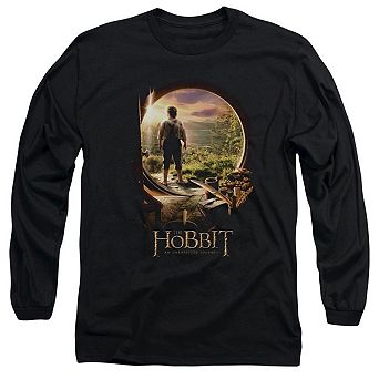 The Hobbit Hobbit In Door Long Sleeve Adult T-shirt