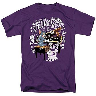 Tom And Jerry Movie Feline Good Short Sleeve Adult T-shirt