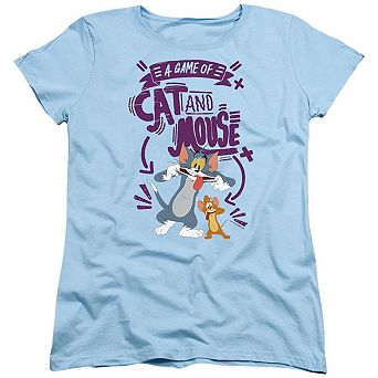 Tom And Jerry Movie Cat And Mouse Short Sleeve Women´s T-Shirt