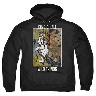 Where The Wild Things Are King Of All Wild Things Adult Pull Over Hoodie