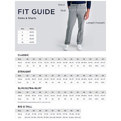  Men's Haggar® Wrinkle Free Performance Khaki Classic Fit Flat Front Pant