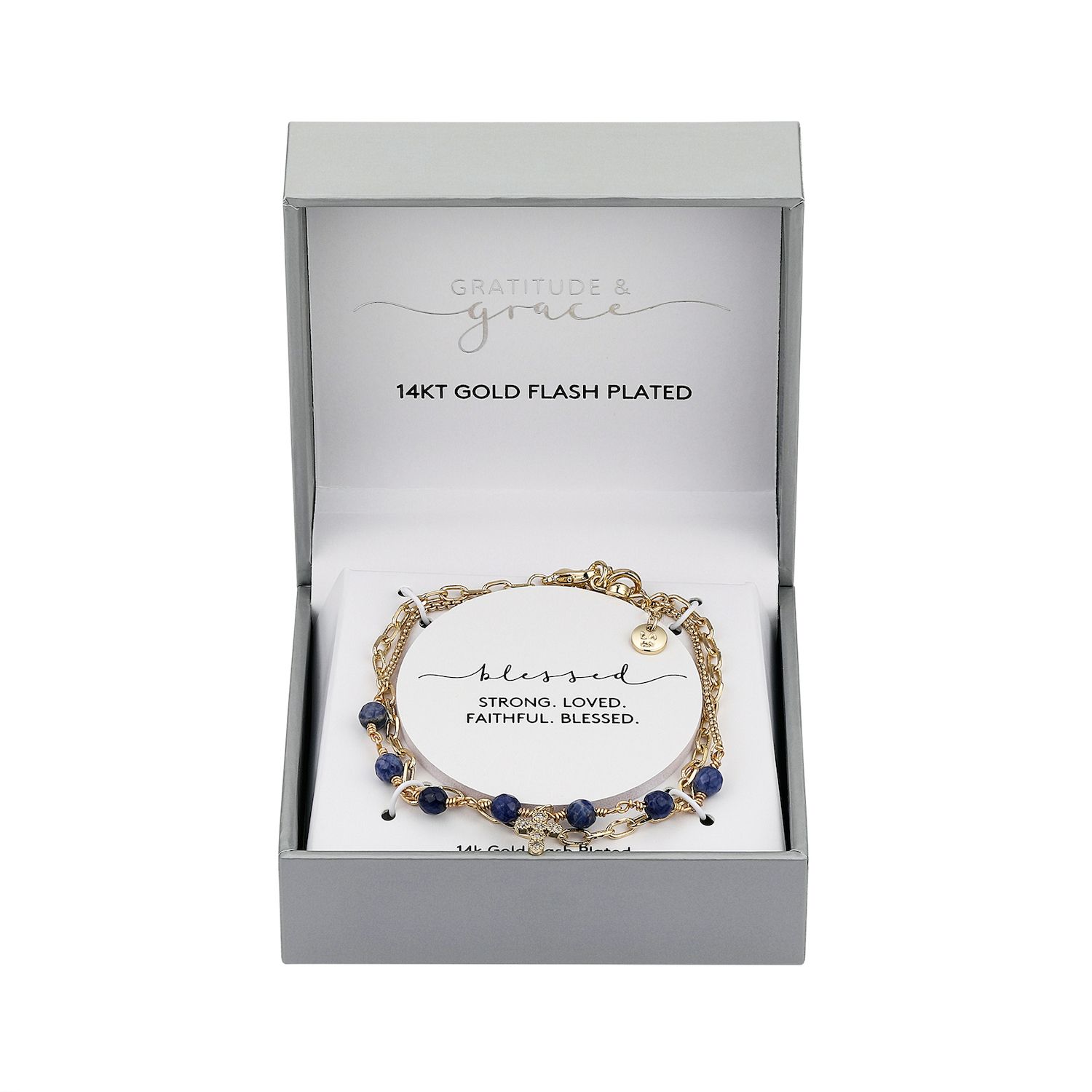 Secroma Layered Gold Necklace For Women – 18k Gold Plated Paperclip Choker With Emerald Crystal