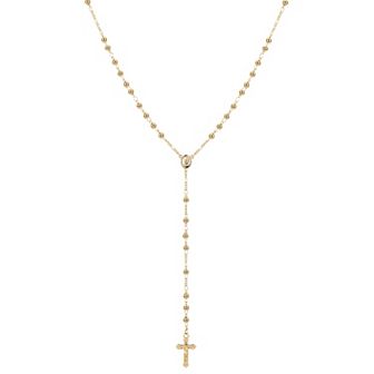 Gratitude & Grace Cross Rosary Necklace
