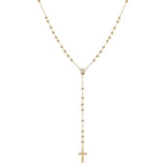 Gratitude & Grace Cross Rosary Necklace
