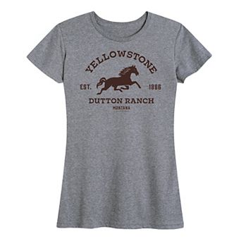 Women's Yellowstone Est. 1886 Horse Logo Graphic Tee