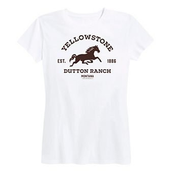Women's Yellowstone Est. 1886 Horse Logo Graphic Tee