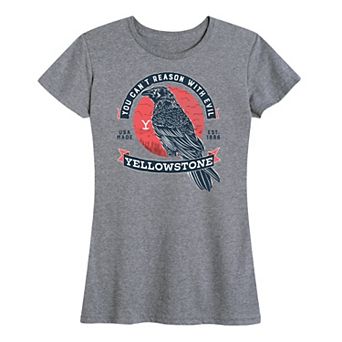 Women's Yellowstone Can't Reason Evil Graphic Tee