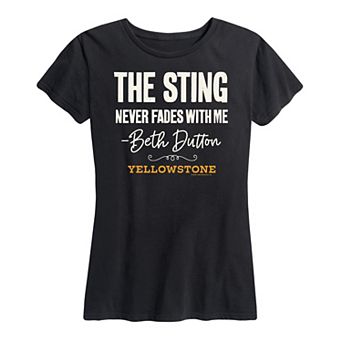 Women's Yellowstone Sting Never Fades Graphic Tee