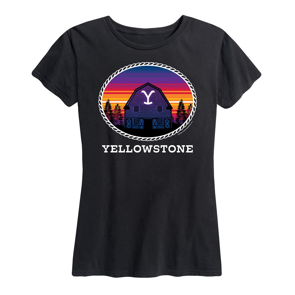 yellow women's katy ls tee