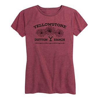 Women's Yellowstone Wildflowers Graphic Tee