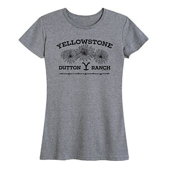 Women's Yellowstone Wildflowers Graphic Tee