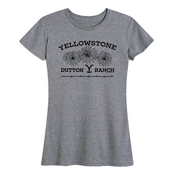 Women's Yellowstone Wildflowers Graphic Tee