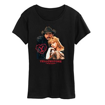 Women's Yellowstone Rip And Beth Graphic Tee