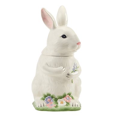 Certified International Easter Morning 3D Bunny Cookie Jar