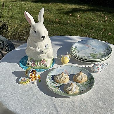 Certified International Easter Morning 3D Bunny Cookie Jar