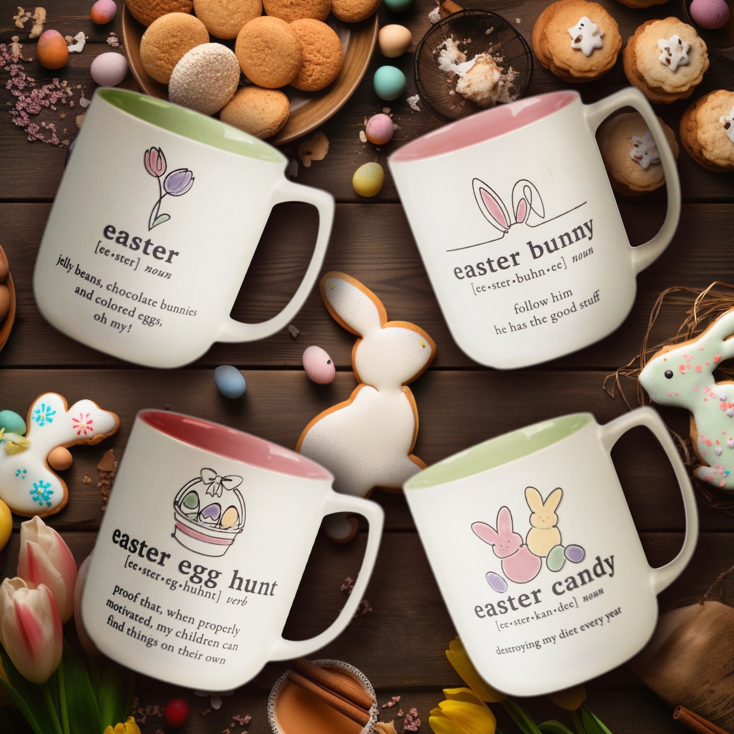 Certified International Woodland Critters 18 Oz. Mugs, Set - View #5