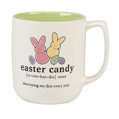 Certified International Easter Words Set of 4 Mugs