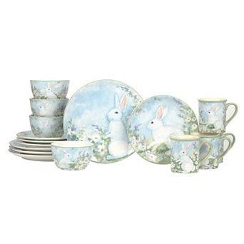 Certified International Easter Morning 16 pc Dinnerware Set