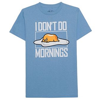 Boys 8-20 Sanrio Gudetama "I Don't Do Mornings" Graphic Tee