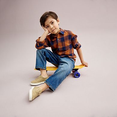 Boys 4-12 Jumping Beans® Flannel Button Down Shirt