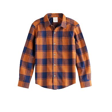 Boys 4-12 Jumping Beans® Flannel Button Down Shirt