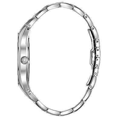 Bulova Men's Classic Stainless Steel Multi-Function Diamond Accent Bracelet Watch - 96D143