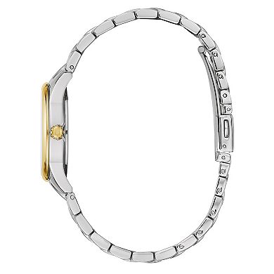 Bulova Women's Two-Tone Stainless Steel Diamond Accent Dial Bracelet Watch - 98P196