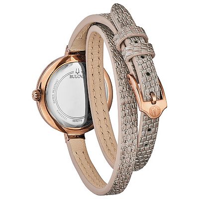 Bulova Women's Rhapsody Rose Gold Two-Tone Stainless Steel Rose