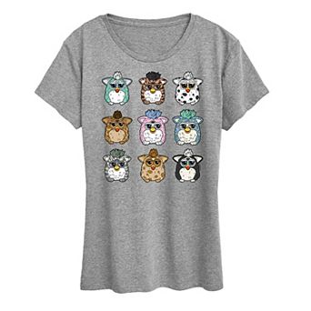 Women's Furby Grid Graphic Tee