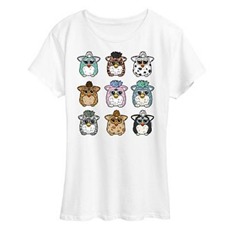 Women's Furby Grid Graphic Tee