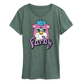 Women's Furby With Logo Graphic Tee