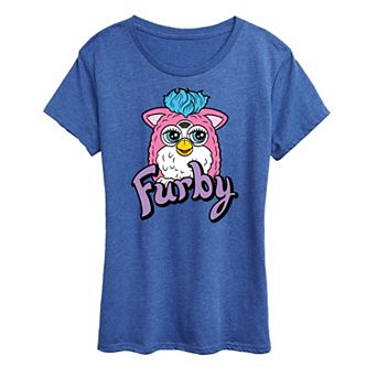 Women's Furby With Logo Graphic Tee