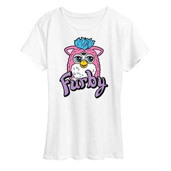 Women's Furby With Logo Graphic Tee