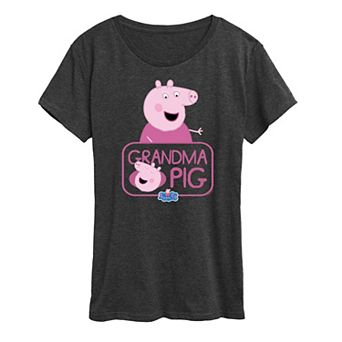 Women's Peppa Pig Grandma Pig Graphic Tee