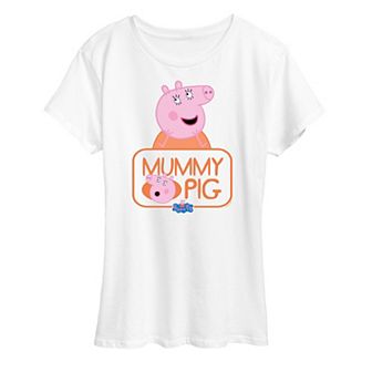 Women's Peppa Pig Mummy Pig Graphic Tee