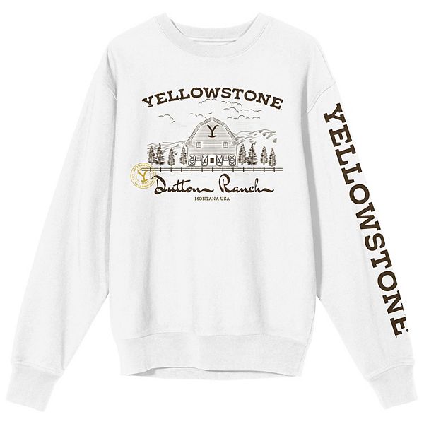 Juniors' Bioworld Yellowstone Dutton Ranch Long Sleeve Graphic Tee