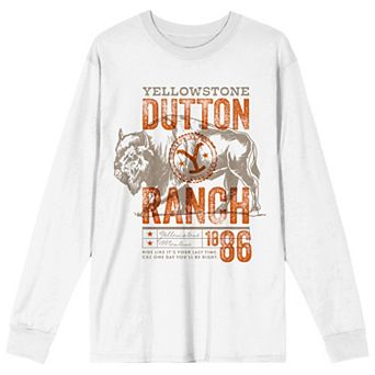 Juniors' Bioworld Yellowstone "Ride Like It's Your Last Time" Long Sleeve Graphic Tee