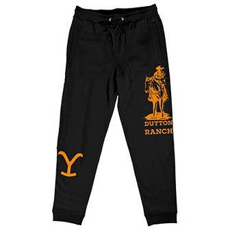 Juniors' Bioworld Yellowstone Cowboy Graphic Drawstring Sweatpants