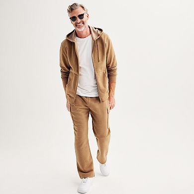 Men's Tek Gear® Ultra Soft Fleece Open Bottom Relaxed Cargo Pants
