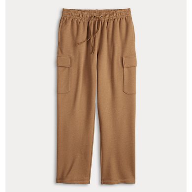 Men's Tek Gear® Ultra Soft Fleece Open Bottom Relaxed Cargo Pants