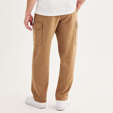 Men's Tek Gear® Ultra Soft Fleece Open Bottom Relaxed Cargo Pants